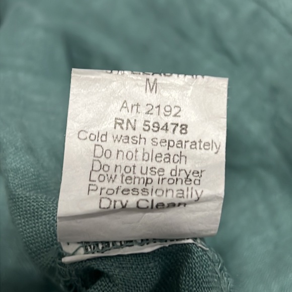 Terzo Millennio green midi dress loose and comfortable size medium - Picture 5 of 7